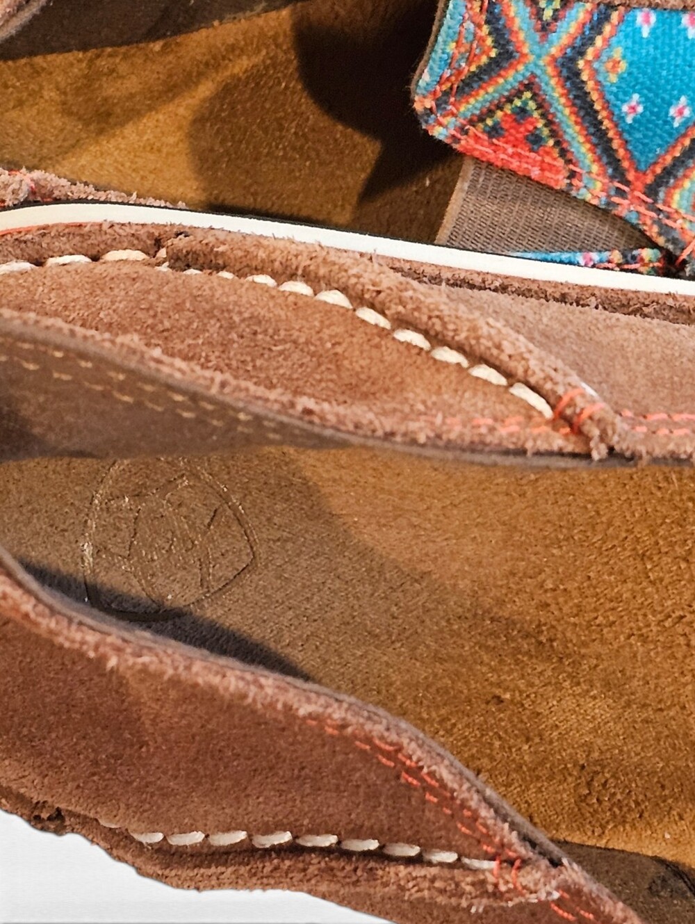 Ariat Southwestern Print Slip On Cruiser Loafers Size 8.5B - Picture 10 of 15